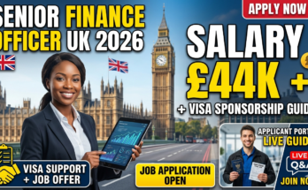 Senior Finance Officer UK 2026 – Salary £44K + Visa Guide